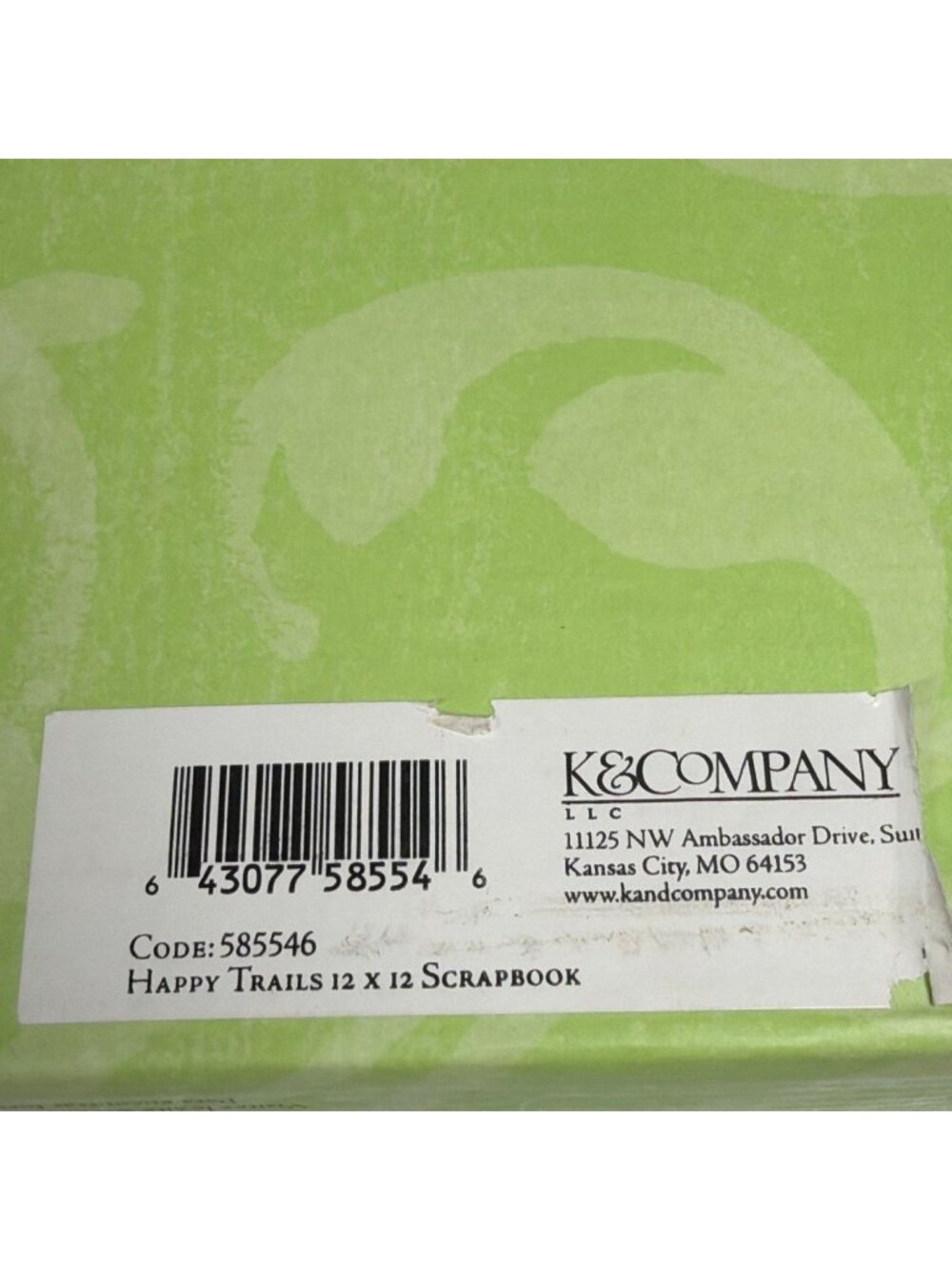 Vintage Scrapbook Album Kit Happy Trails Frame Name Postbound Craft Y2K Retired - Picture 3 of 12